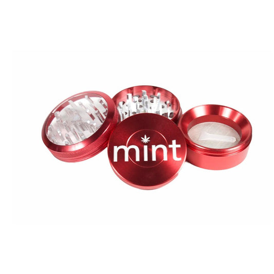 Carousel - Red simple Mint Glass Bongs Canada