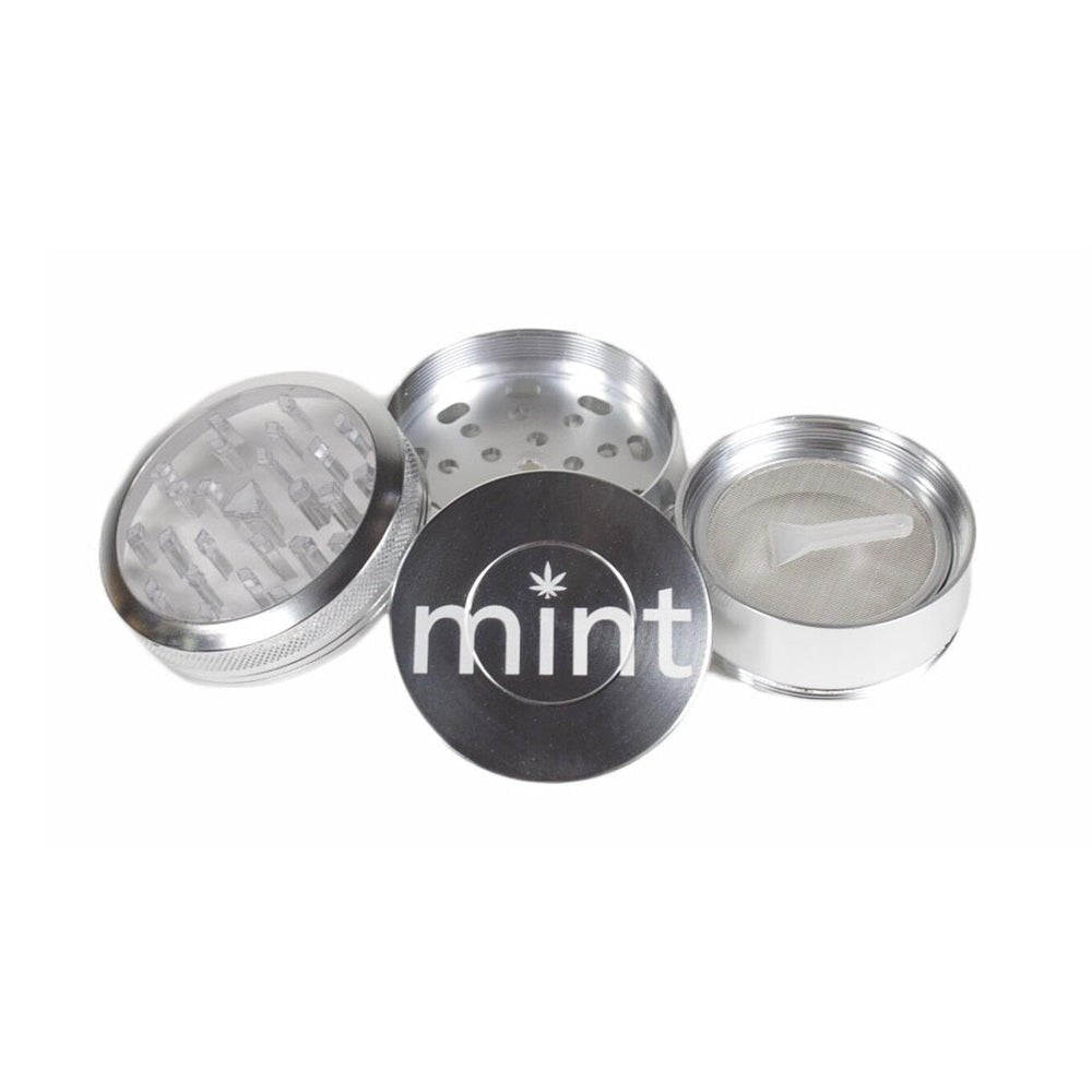 Carousel - Silver simple Mint Glass Bongs Canada