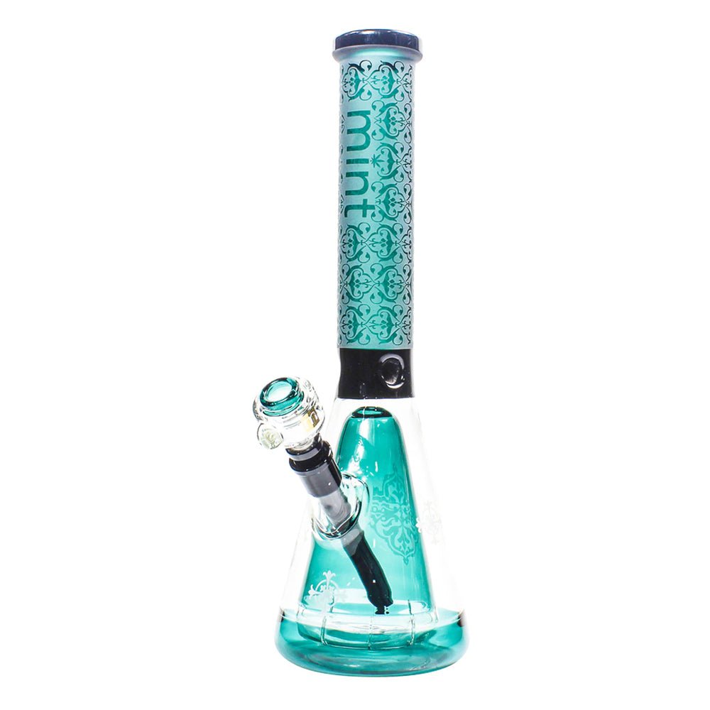 Frosted - Teal simple Mint Glass Bongs Canada