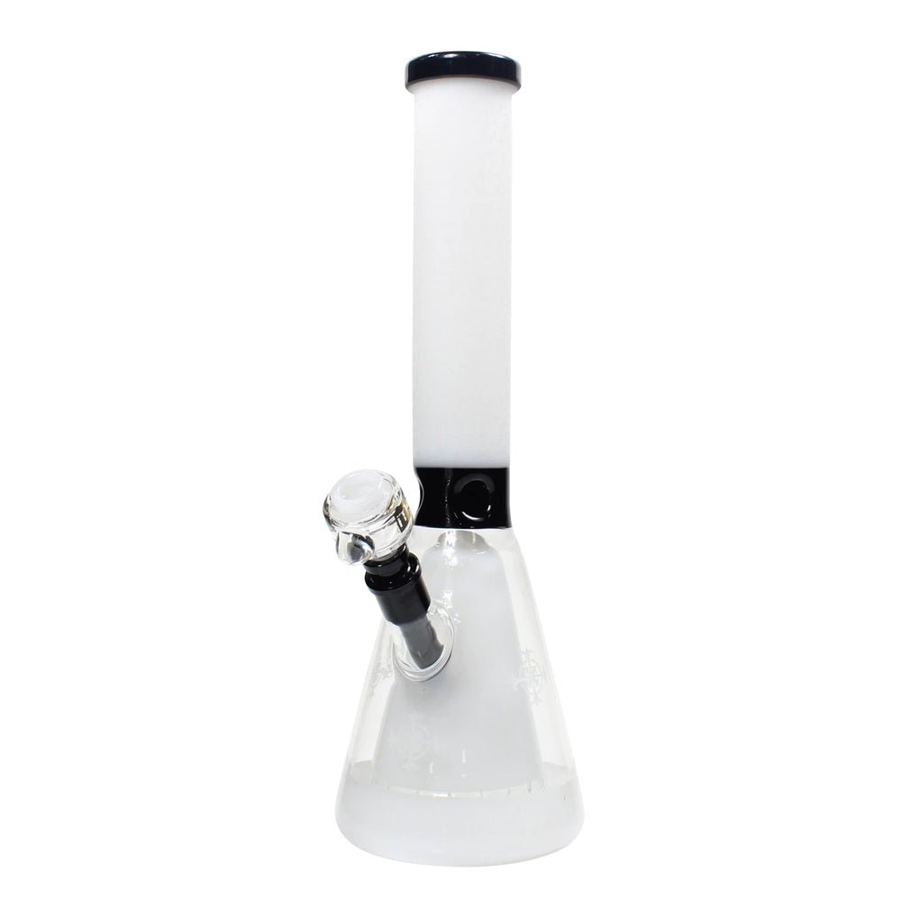 Frosted - White simple Mint Glass Bongs Canada