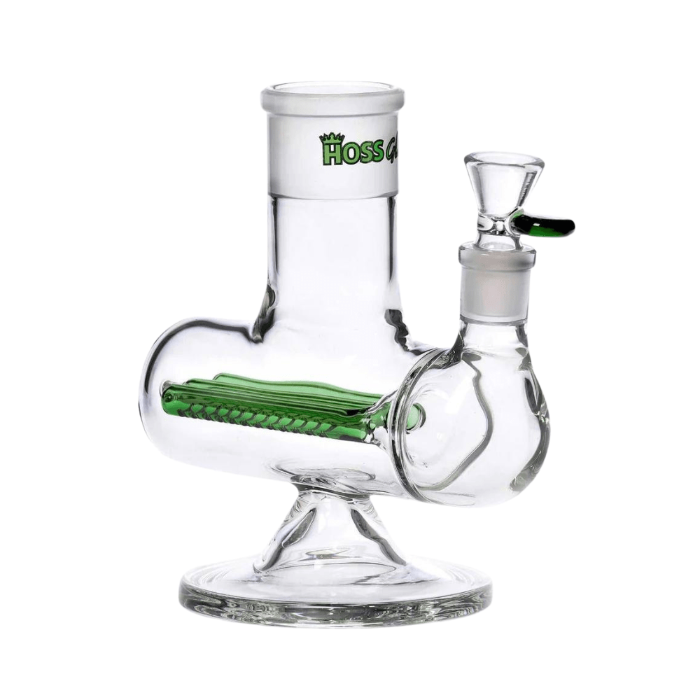 Hoss Glass Triple Inline Diffuser Base - Build A Bong Hoss Glass Bongs Canada