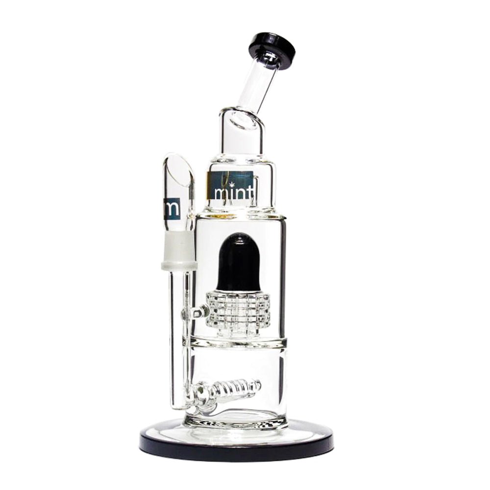 Landor - Black simple Mint Glass Bongs Canada
