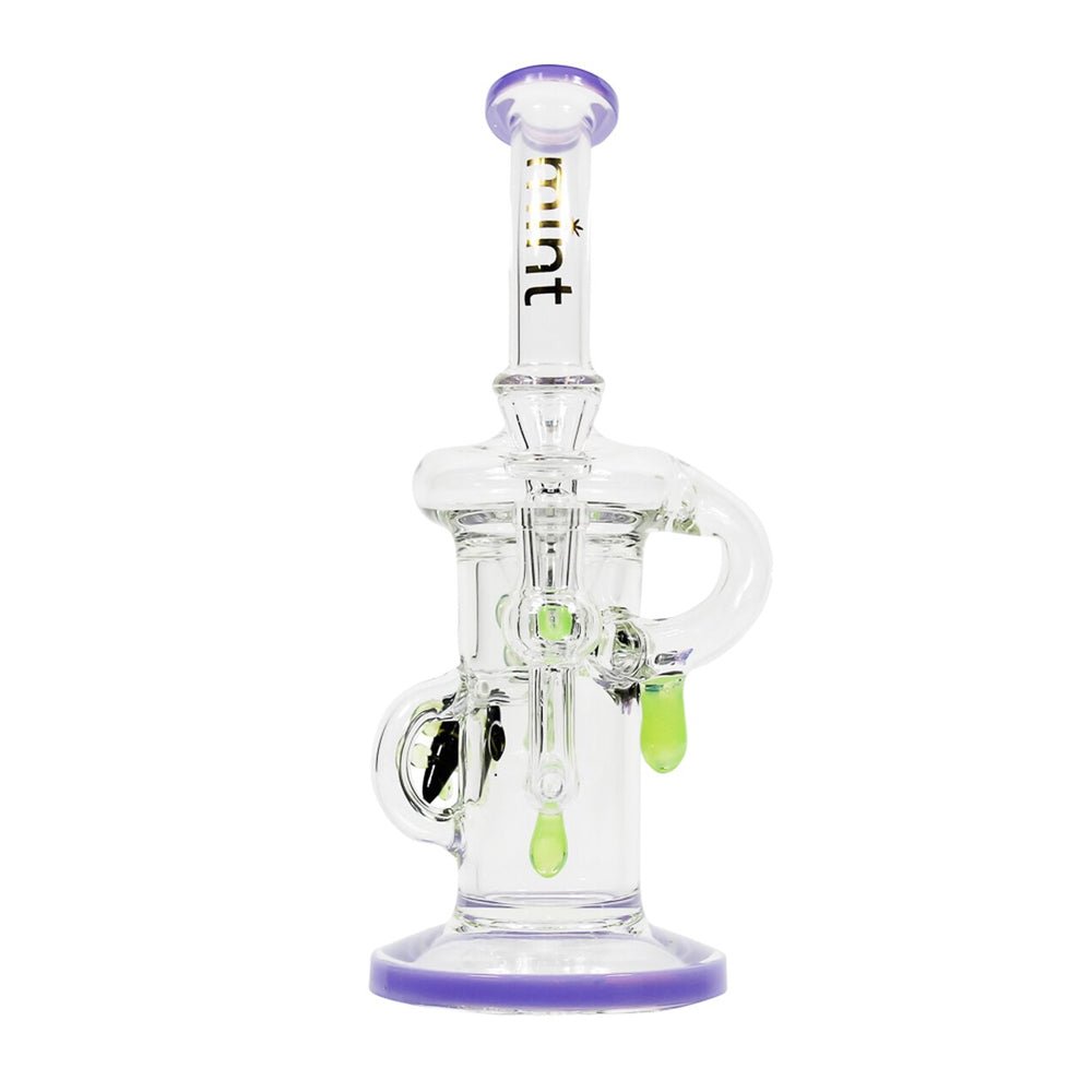 Mint Glass Honey Bee 10" - Purple simple LMAO Glass Bongs Canada