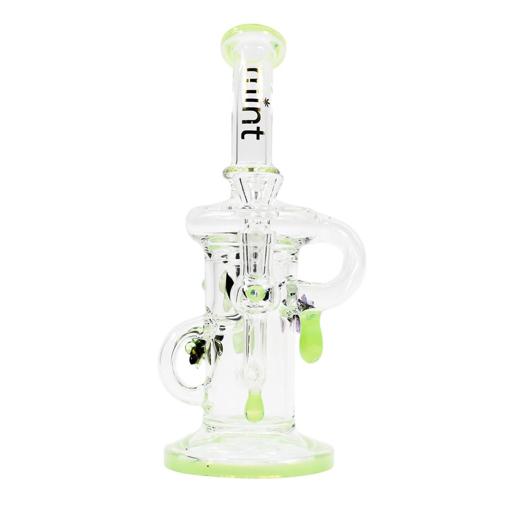 Mint Glass Honey Bee 10" - Slime Green simple LMAO Glass Bongs Canada