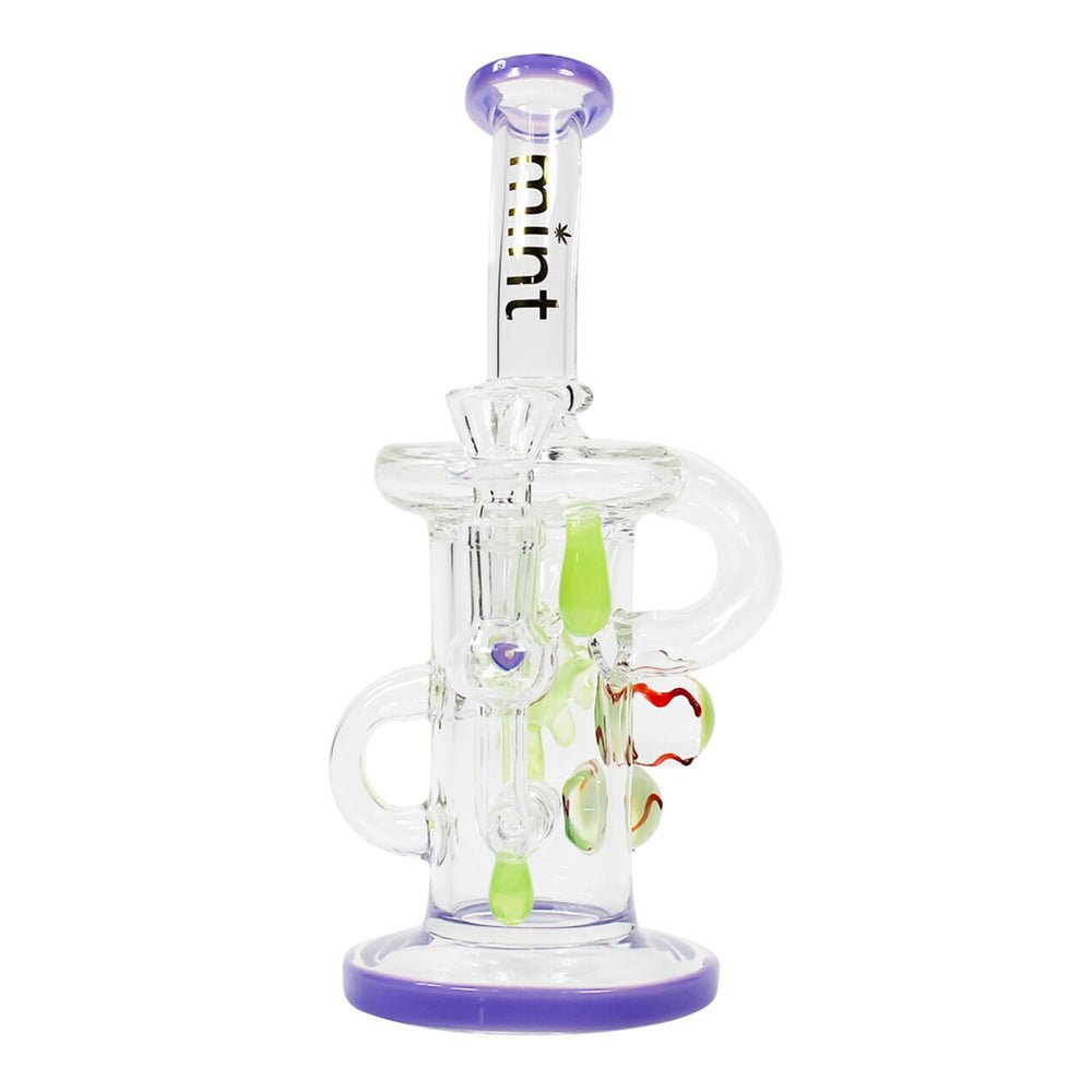 Mint Glass Illuminati 10” - Slime Purple simple Mint Glass Bongs Canada