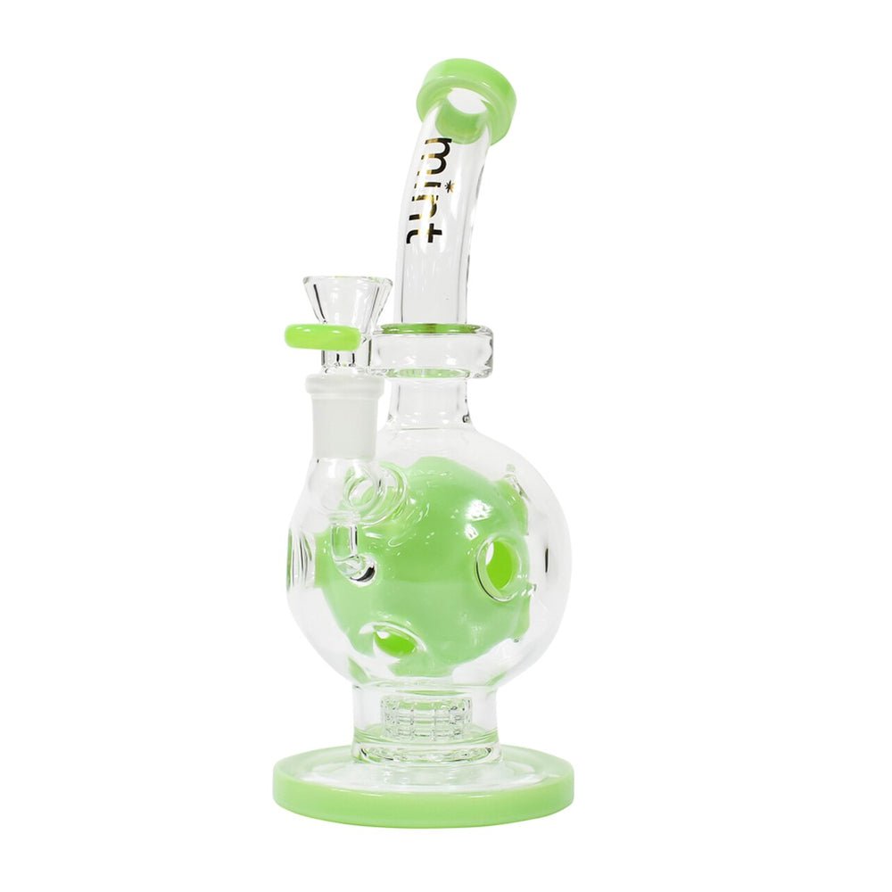 Mint Glass Minty Bubbles 10" - Slyme simple Mint Glass Bongs Canada