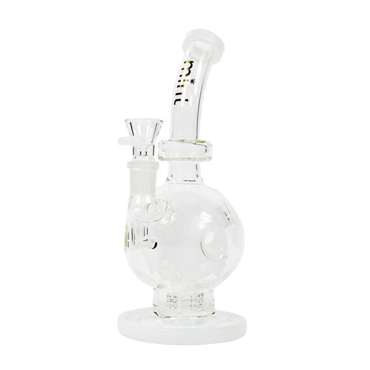 Mint Glass Minty Bubbles 10" - White simple Mint Glass Bongs Canada