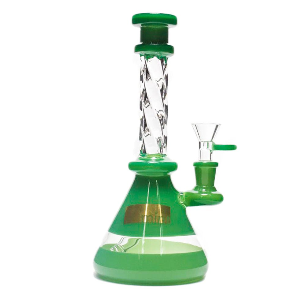 Mint Glass Wynd Swirl 9" - Jade simple Mint Glass Bongs Canada