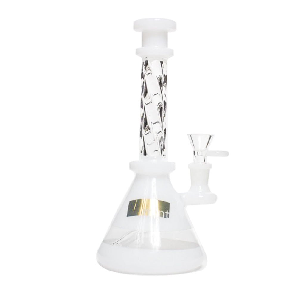 Mint Glass Wynd Swirl 9" - White simple Mint Glass Bongs Canada