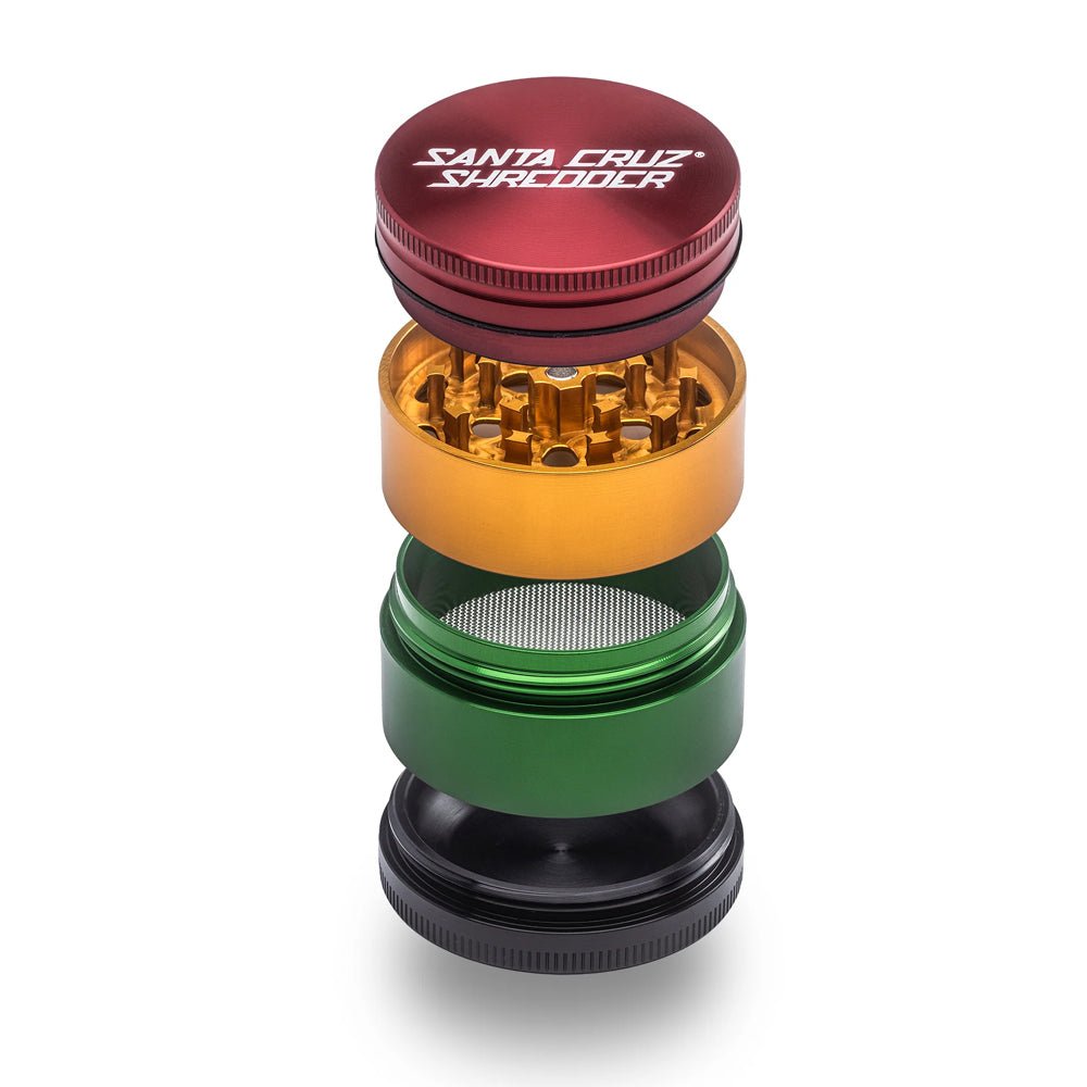 Santa Cruz Aluminum 4 Piece Medium Grinders Santa Cruz Bongs Canada