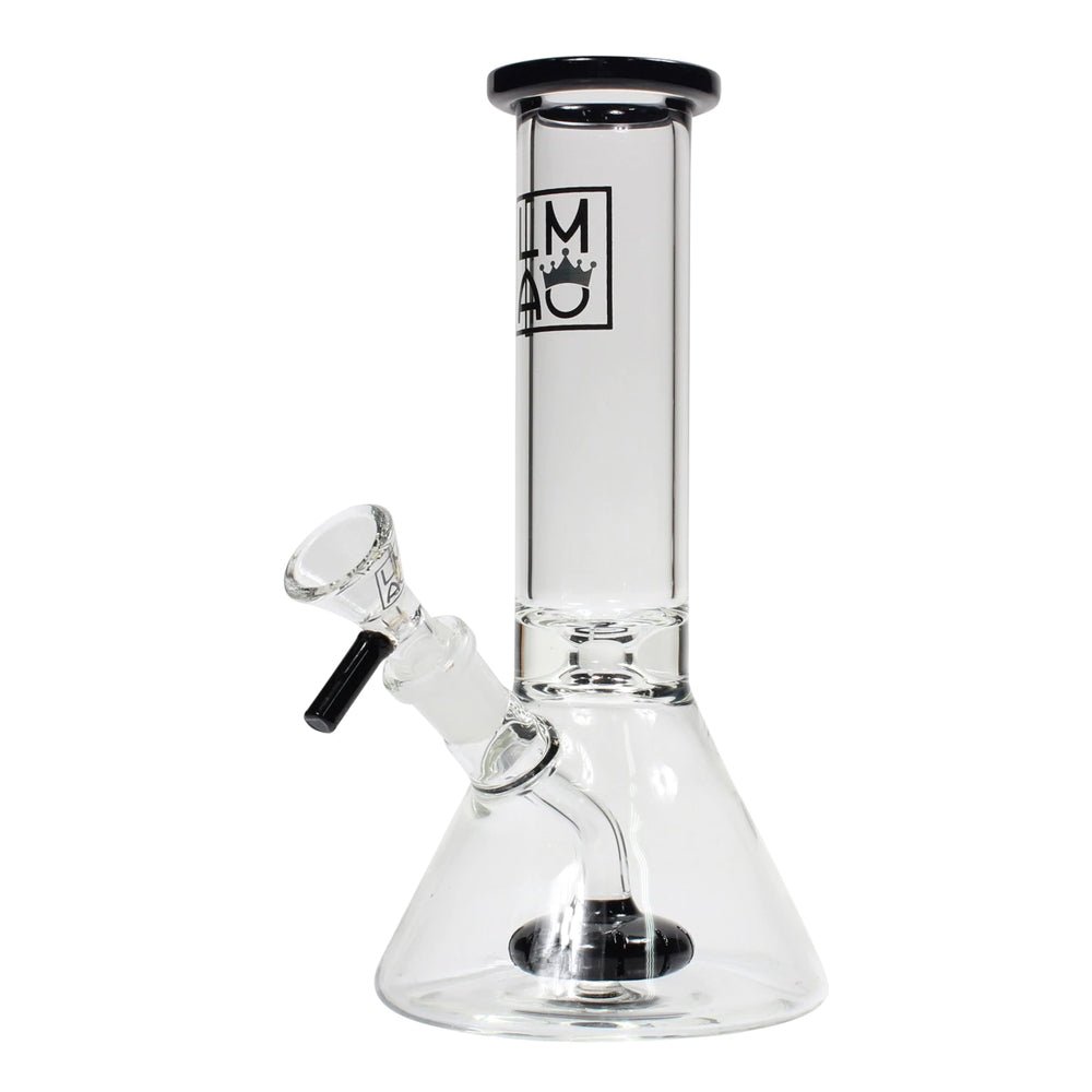 Small X (Perc) - Black simple LMAO Glass Bongs Canada