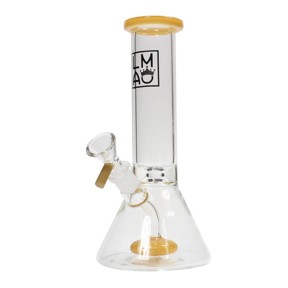 Small X (Perc) - Yellow simple LMAO Glass Bongs Canada