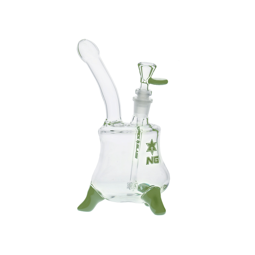 YN1129 Cauldron Bubbler (9") Nice Glass Bongs Canada