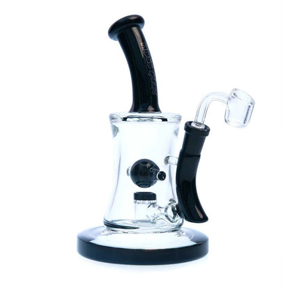 10" Hoss Glass H509 Hourglass Marble Rig - Dab Rig Hoss Glass Bongs Canada