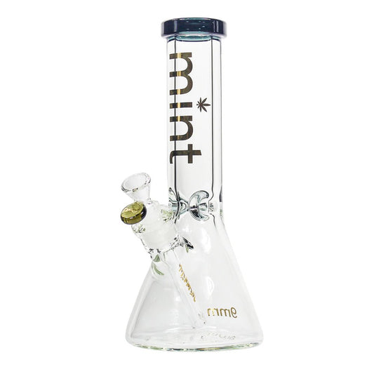 12” Mint Thicc Chick (9mm) - Grey simple Mint Glass Bongs Canada