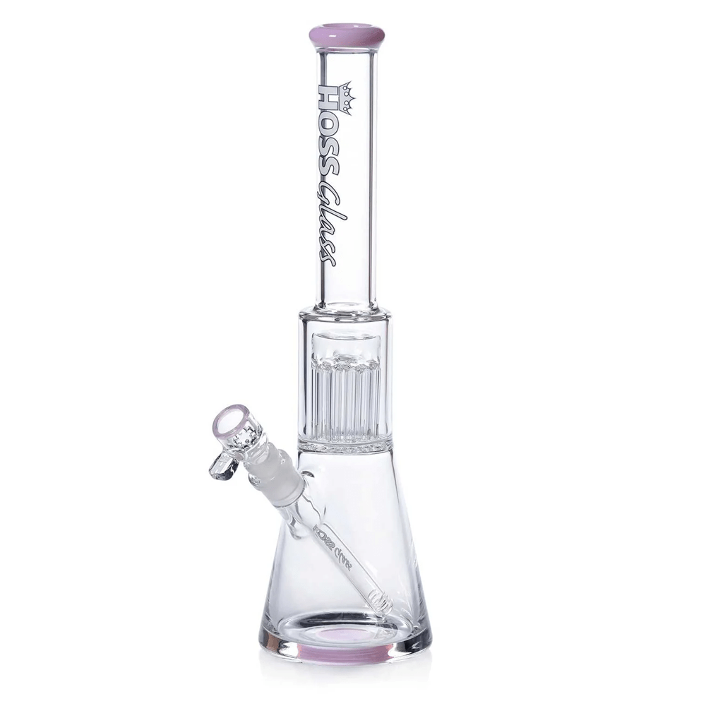 16” H113C - Colored Accent Beaker (w/ Percolator) (5mm) Hoss Glass Bongs Canada