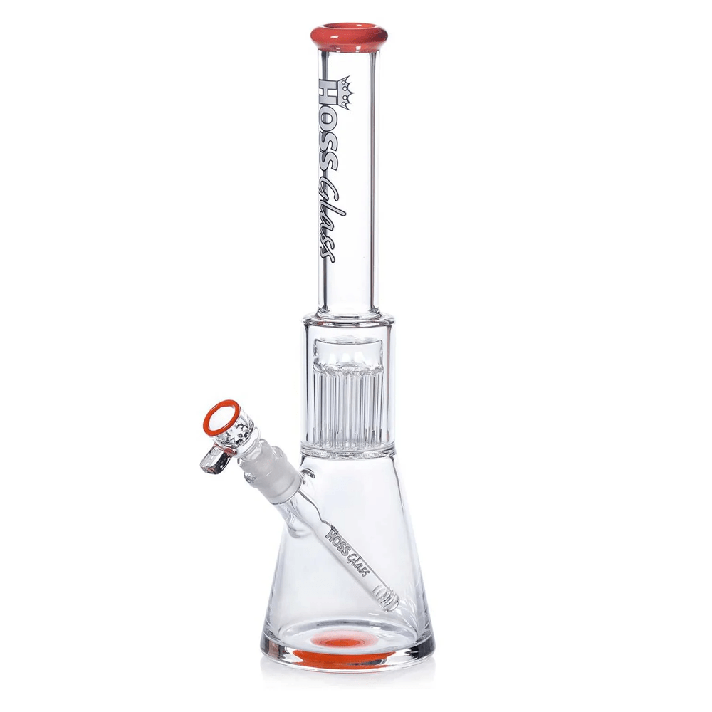 16” H113C - Colored Accent Beaker (w/ Percolator) (5mm) Hoss Glass Bongs Canada