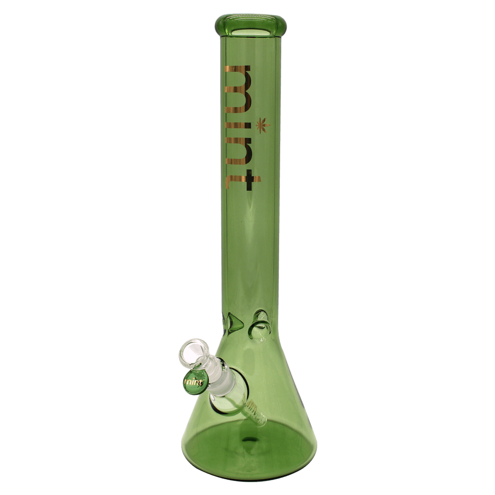 16” Mint Shady Lady Beaker Bong (5mm) simple Mint Glass Bongs Canada