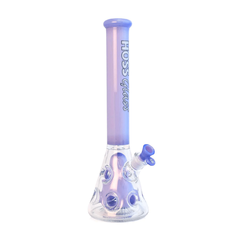 18” H150 - Holey Beaker (5mm) Hoss Glass Bongs Canada