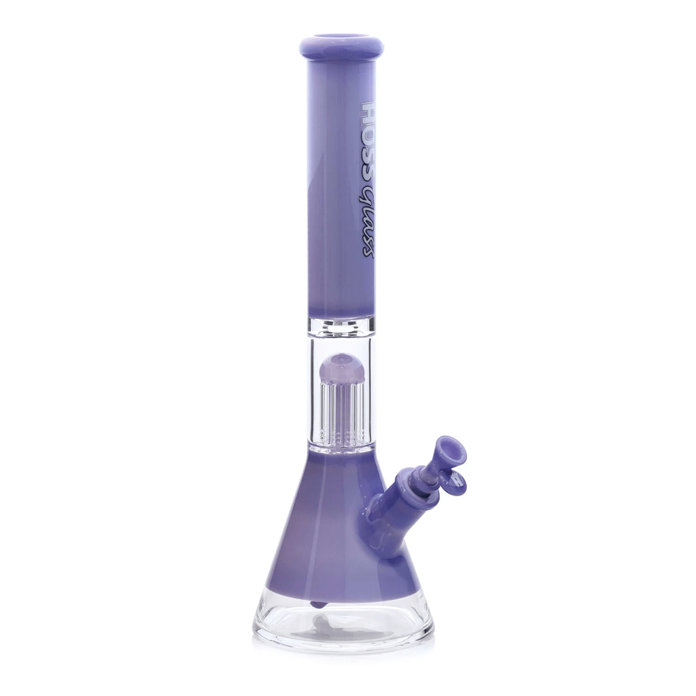 18” H155C - Colored Beaker (w/ Arm Tree Perc) (5mm) Hoss Glass Bongs Canada