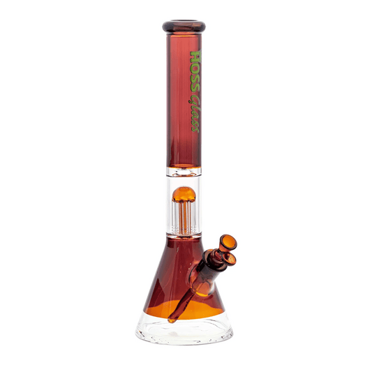 18” H155C - Colored Beaker (w/ Arm Tree Perc) (5mm) Hoss Glass Bongs Canada