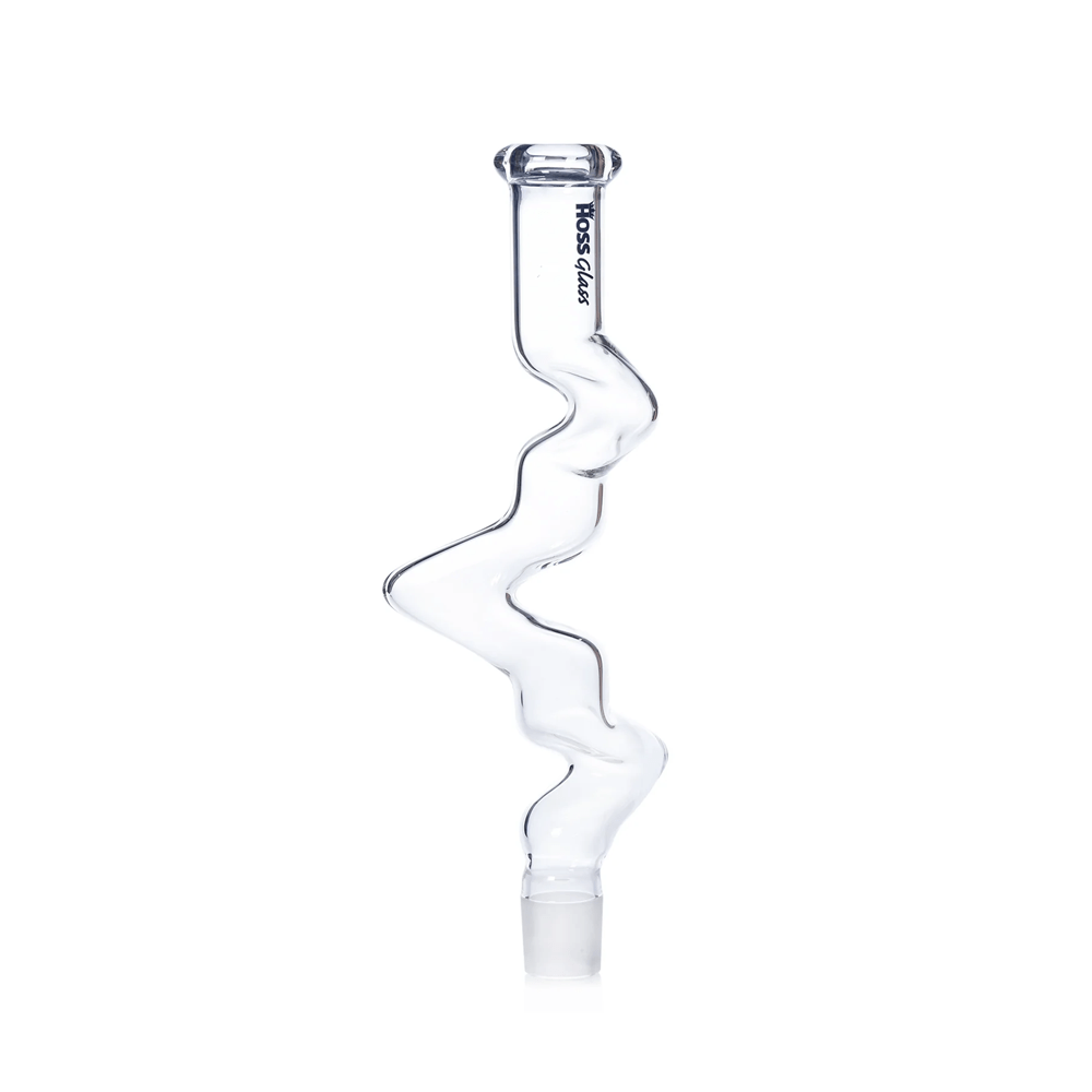 18” Hoss Glass H120 3 Kink Top (5mm) - Build A Bong Hoss Glass Bongs Canada