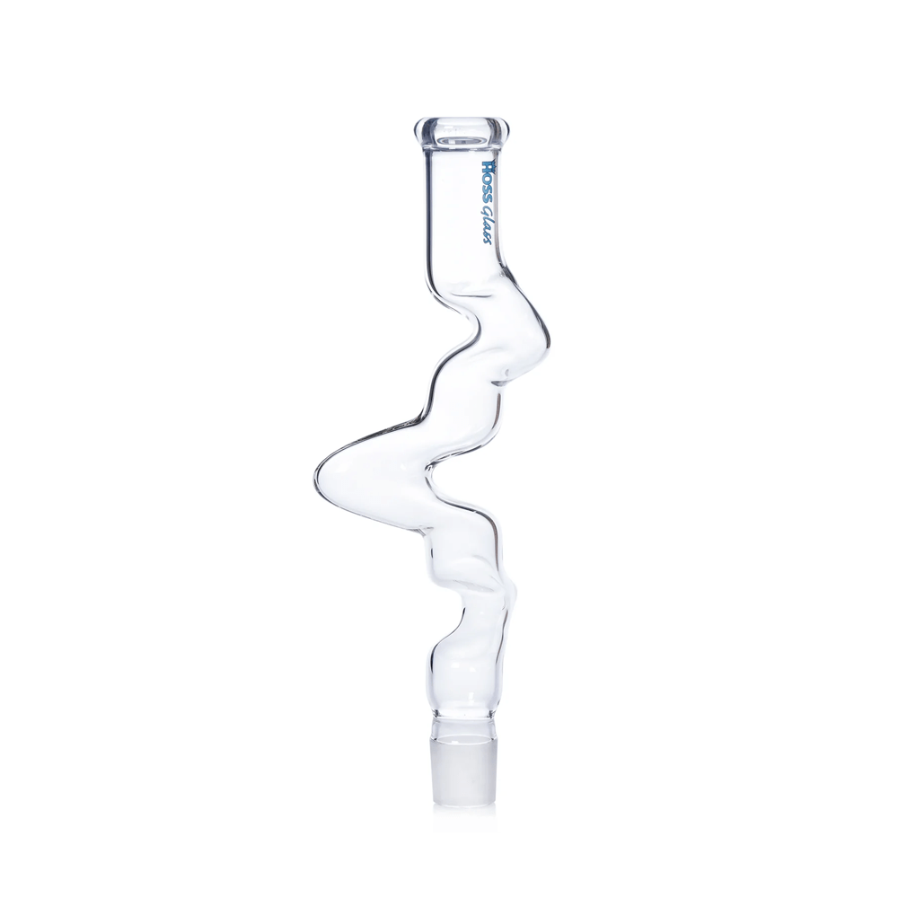 18” Hoss Glass H120 3 Kink Top (5mm) - Build A Bong Hoss Glass Bongs Canada