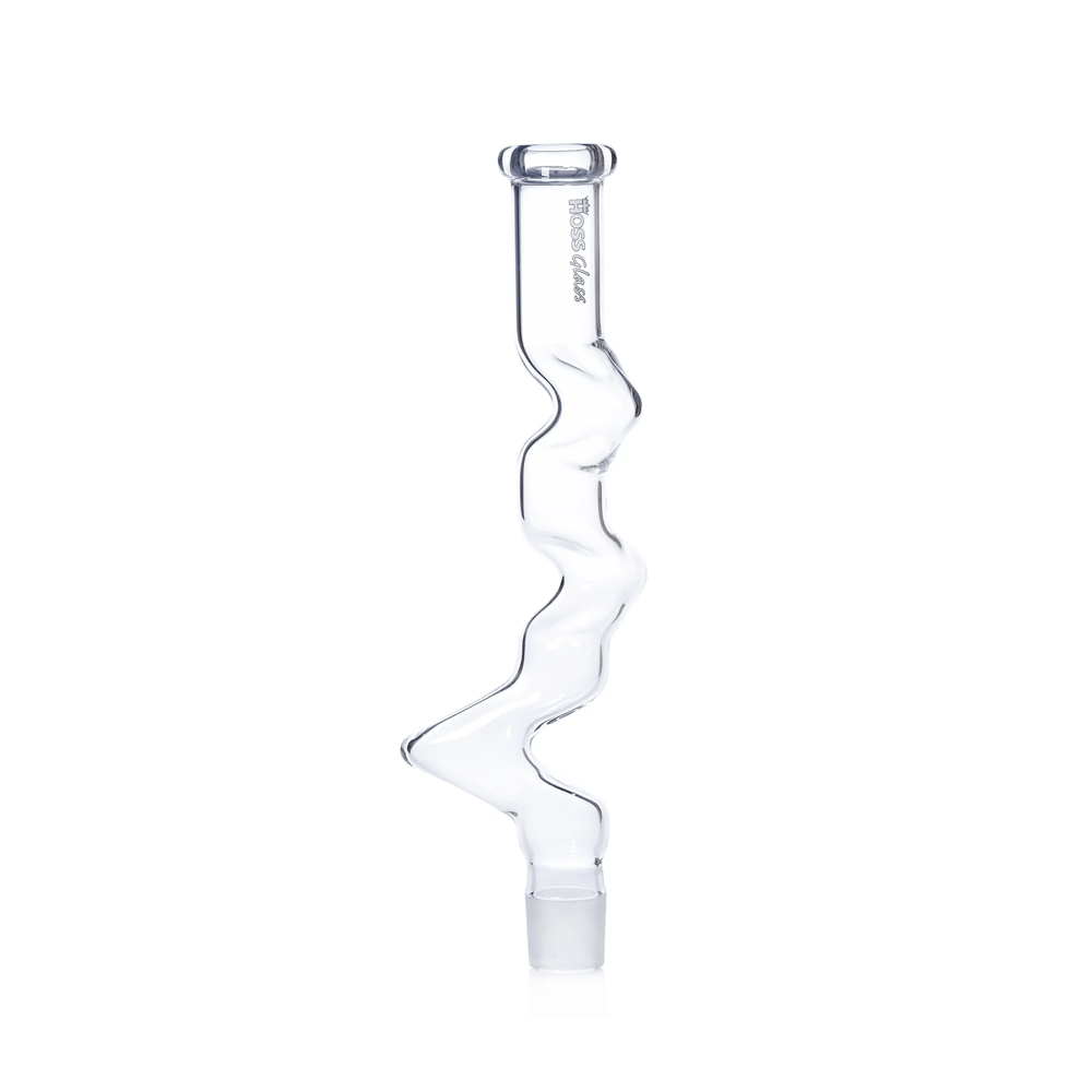 18” Hoss Glass H120 3 Kink Top (5mm) - Build A Bong Hoss Glass Bongs Canada