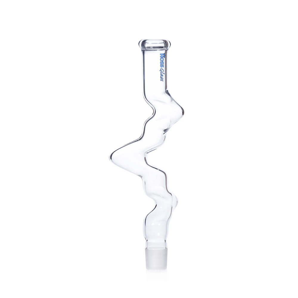 18” Hoss Glass H120 3 Kink Top (5mm) - Build A Bong Hoss Glass Bongs Canada