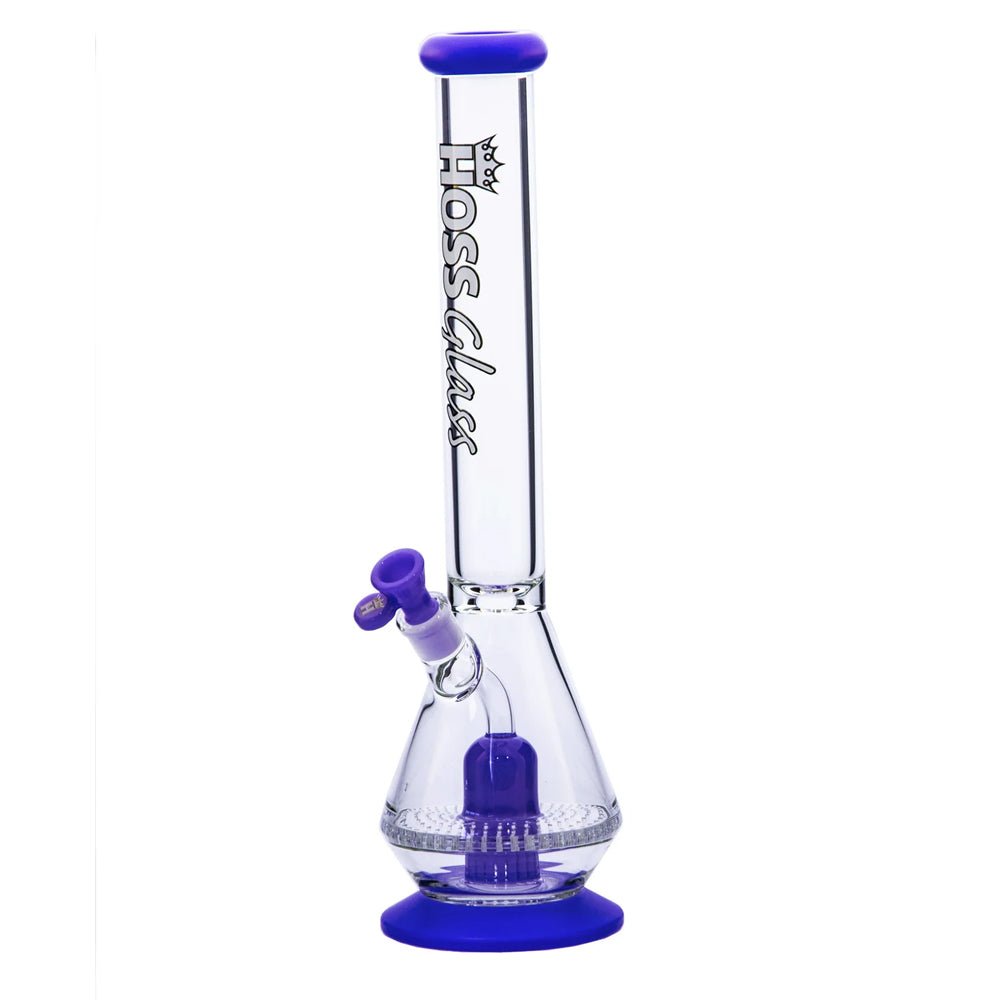 18" Hoss Glass H524 Honeycomb Beaker Bong Removeable Hoss Glass Bongs Canada