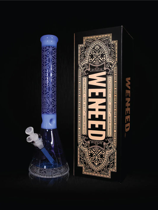 18" Lattice Web Beaker (7mm) simple WENEED Bongs Canada