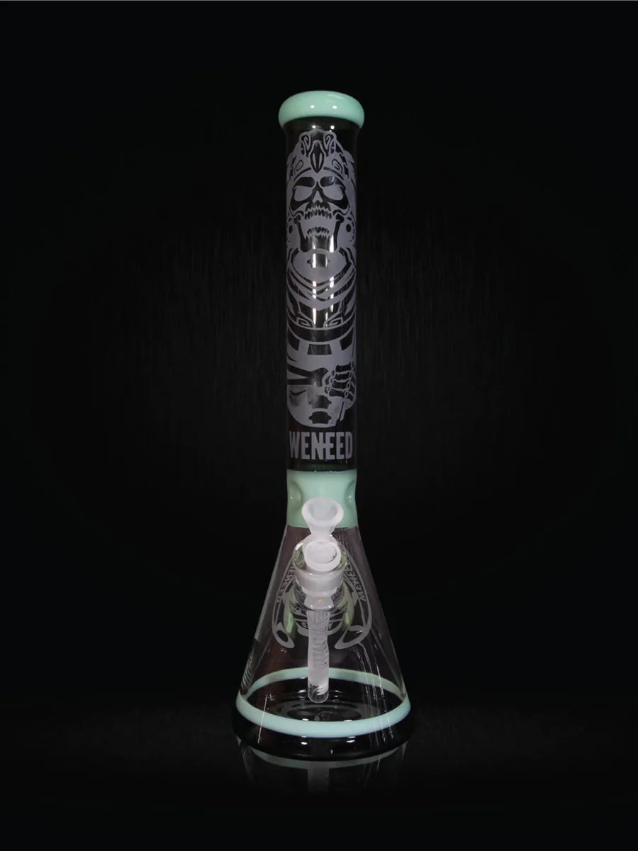 18" Undead Warrior Beaker (7mm) simple WENEED Bongs Canada