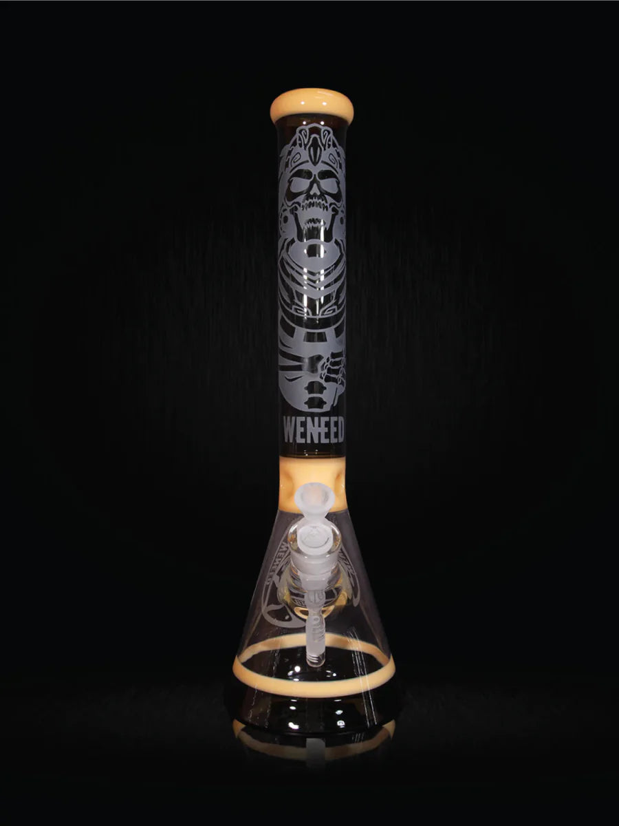 18" Undead Warrior Beaker (7mm) simple WENEED Bongs Canada
