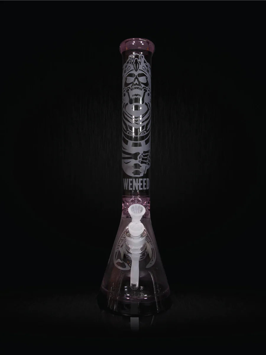 18" Undead Warrior Beaker (7mm) simple WENEED Bongs Canada