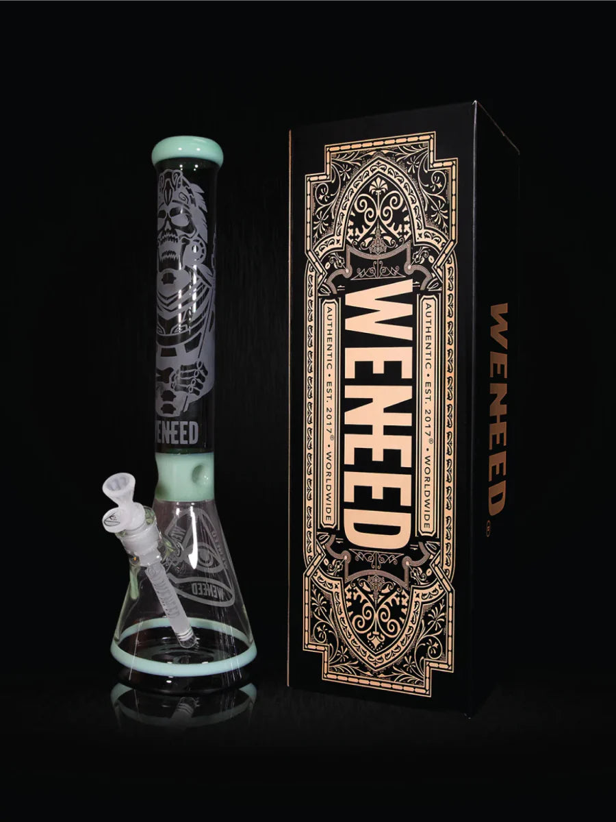 18" Undead Warrior Beaker (7mm) simple WENEED Bongs Canada