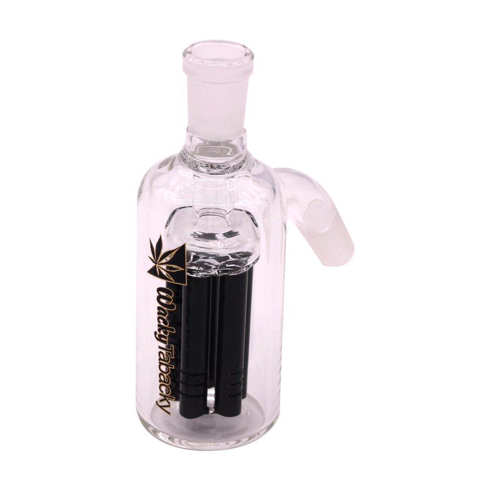 5 Arm Ash Catcher - Black - Wacky Tabacky Glass