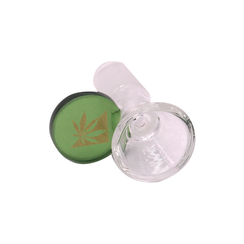 Cone Bong Bowl - Green - Wacky Tabacky Glass