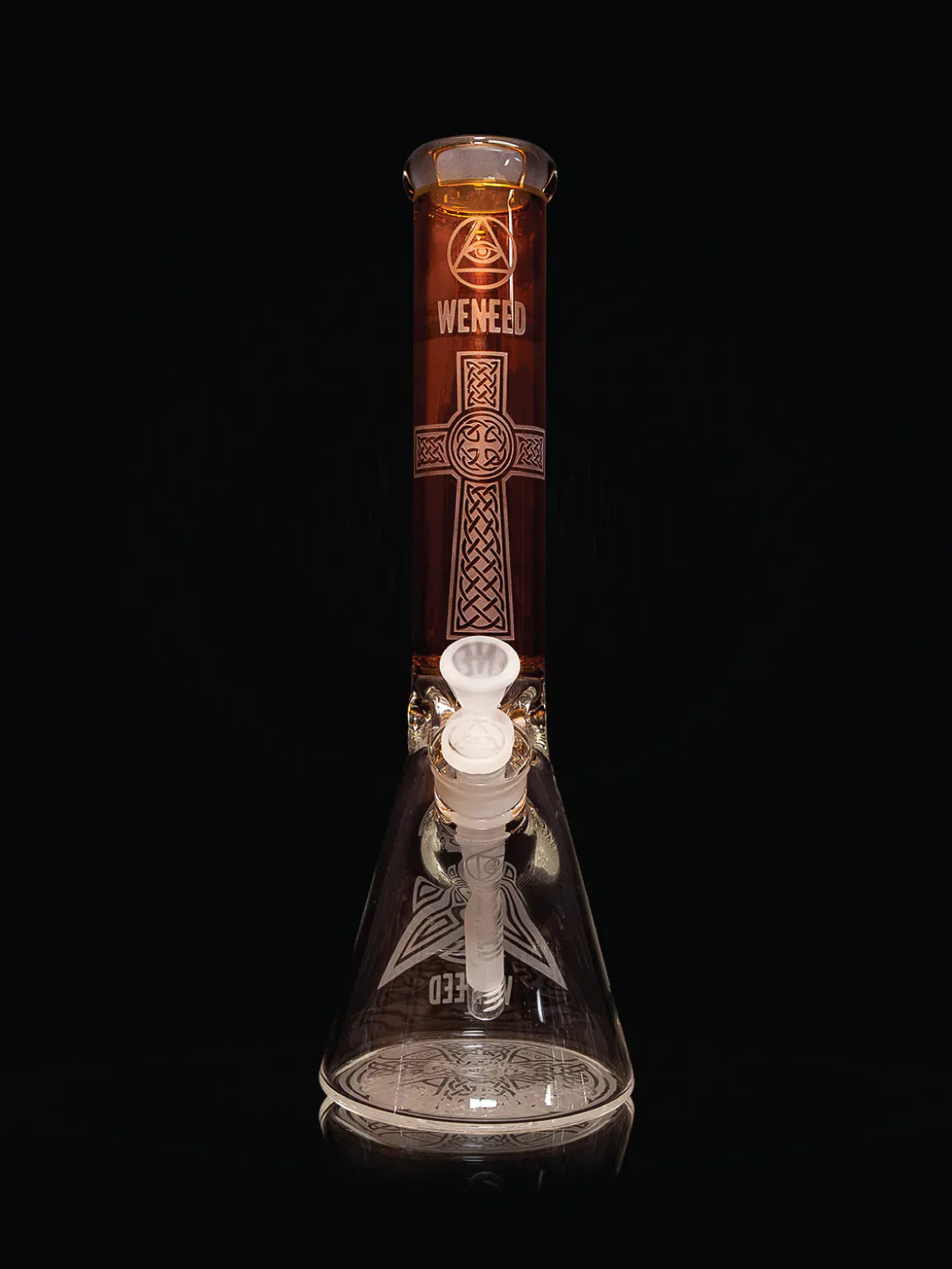 14" Diamond Crucifix Beaker (7mm)