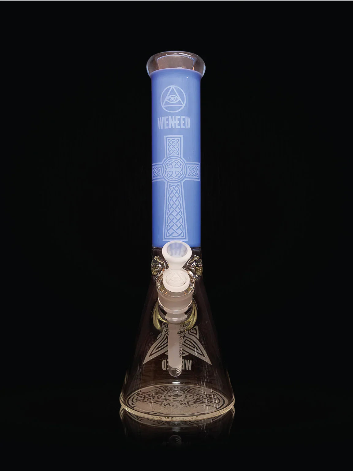 14" Diamond Crucifix Beaker (7mm)