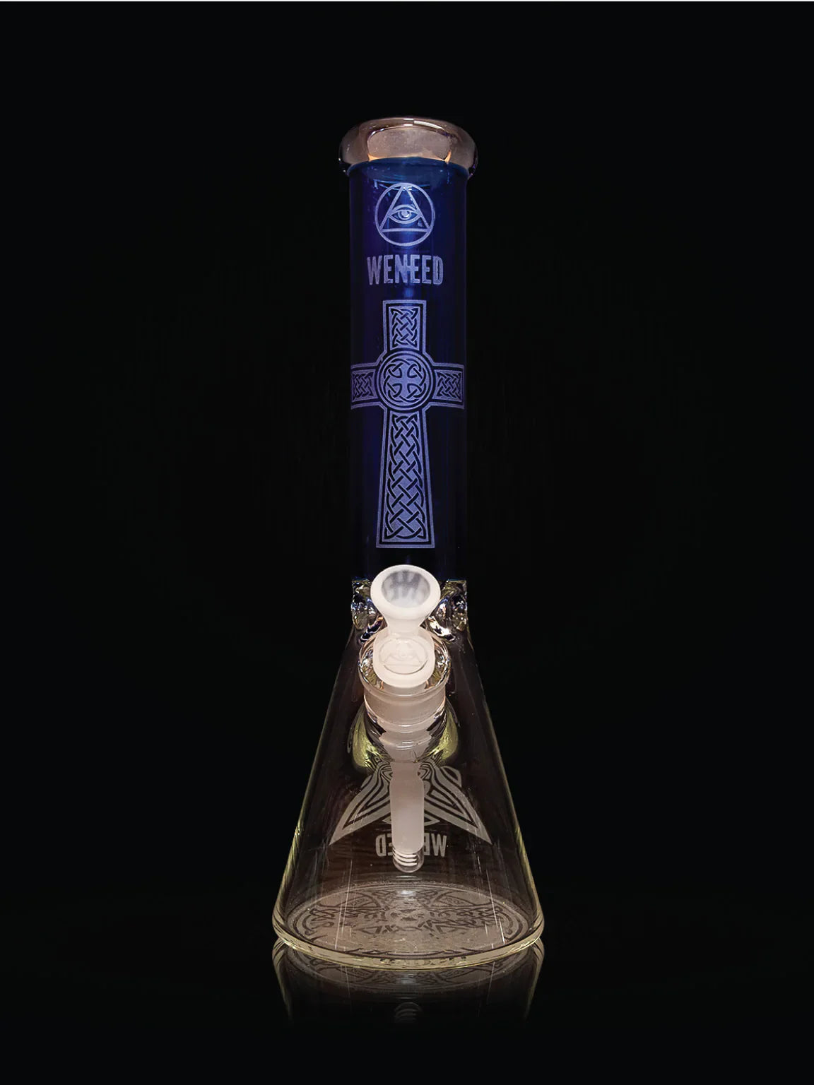 14" Diamond Crucifix Beaker (7mm)