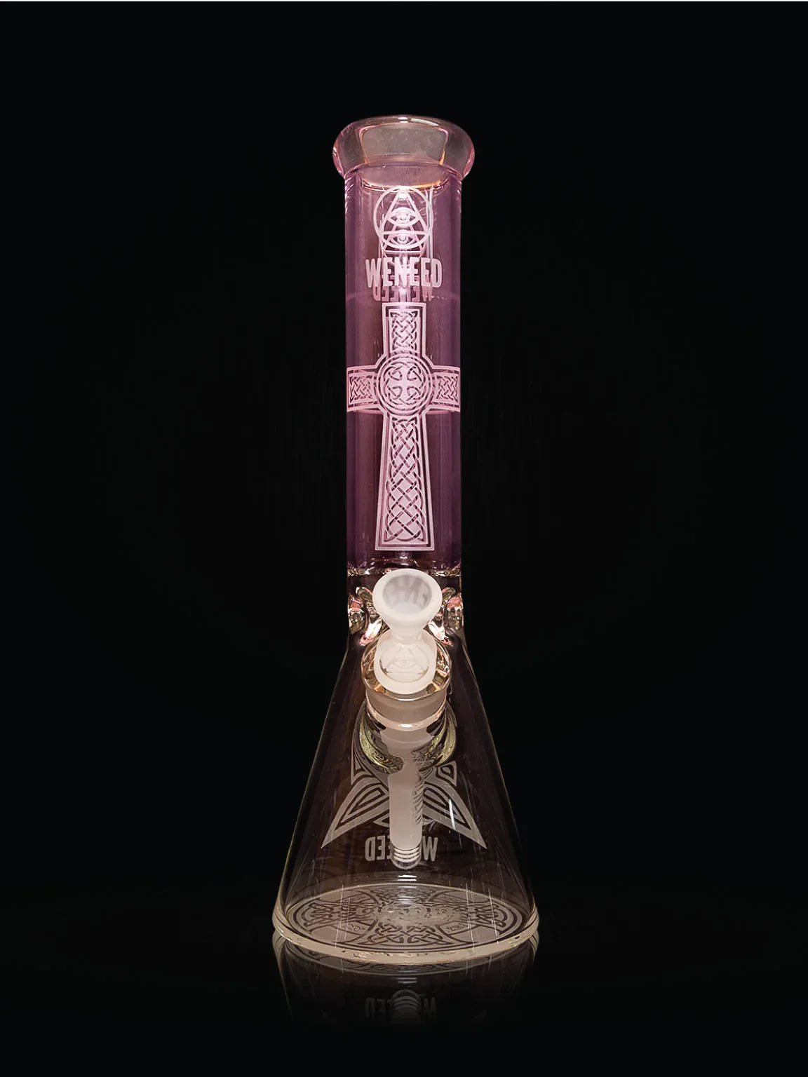 14" Diamond Crucifix Beaker (7mm)