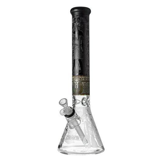 Totem of Egypt Sandblasted Beaker