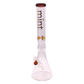 Wavy Beaker Bong - 7mm - Amber - Mint Glass