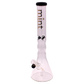 Wavy Beaker Bong - 7mm - Black - Mint Glass