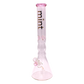 Wavy Beaker Bong - 7mm - Pink - Mint Glass