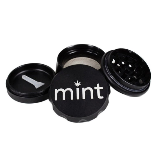 Big Minty - Black simple Mint Glass Bongs Canada