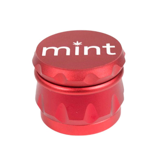 Big Minty - Red simple Mint Glass Bongs Canada