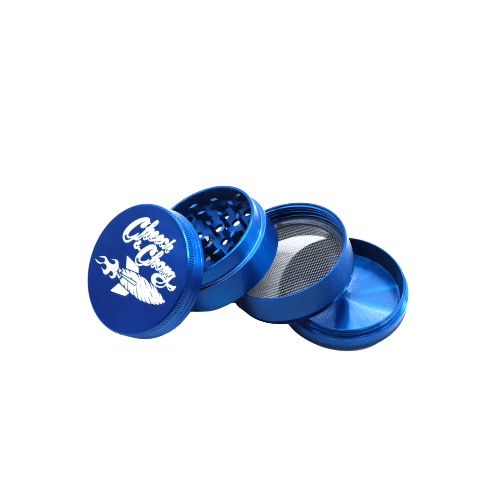 Cheech & Chong Licensed Grinder (Blue) Cheech Bongs Canada