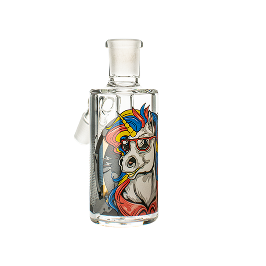 Unicorn Decal Ashcatcher 14mm 45°