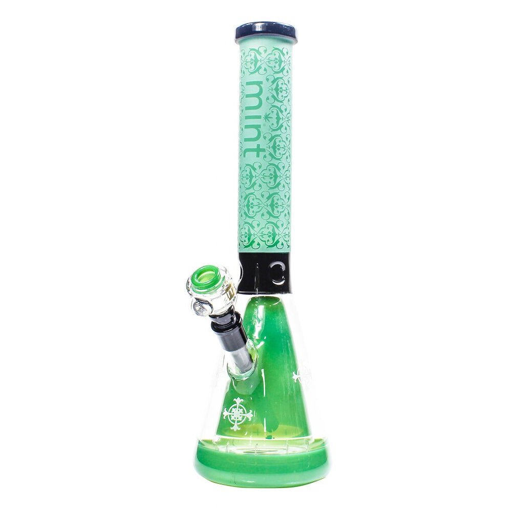 Frosted - Jade simple Mint Glass Bongs Canada